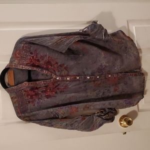 Embroidered Blouse -Boho